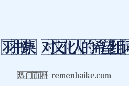 羽书集·对文化人的希望组词是什么意思的图片